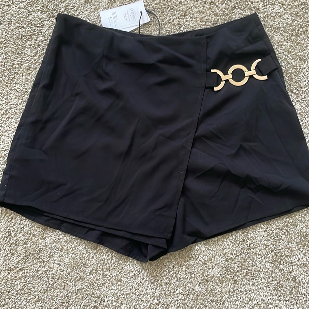 Cider black skort